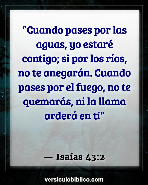 Versículos De La Biblia sobre Dolor y sufrimiento (Isaías 43:2)