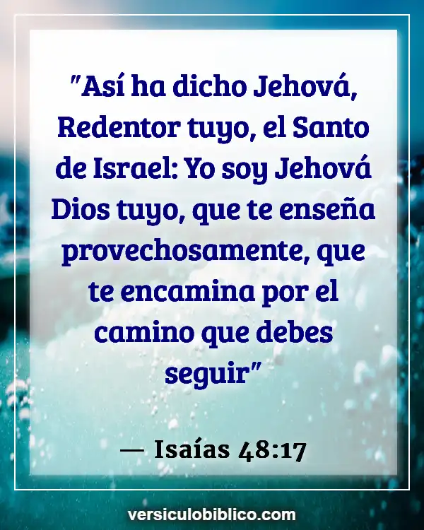 Versículos De La Biblia sobre Guía (Isaías 48:17)