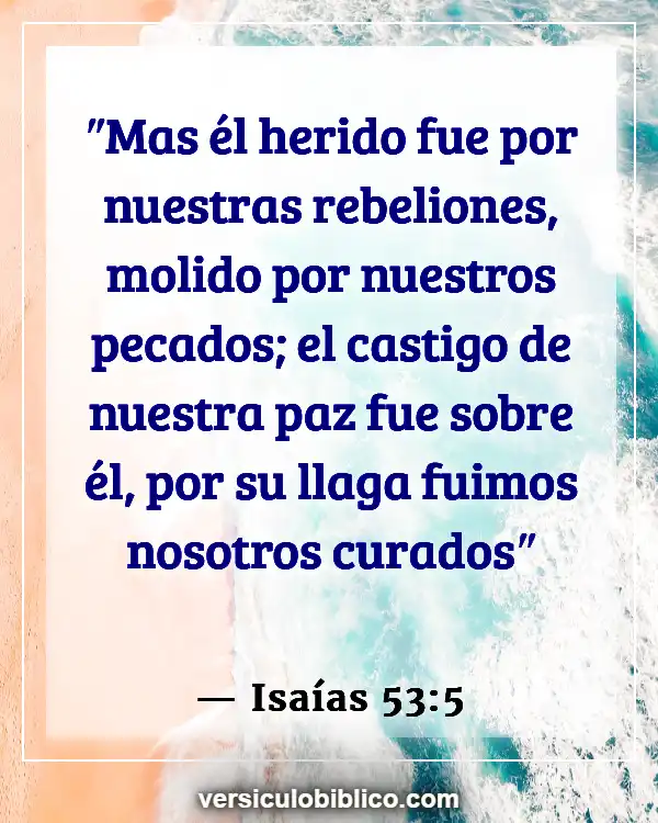 Versículos De La Biblia sobre Petición (Isaías 53:5)