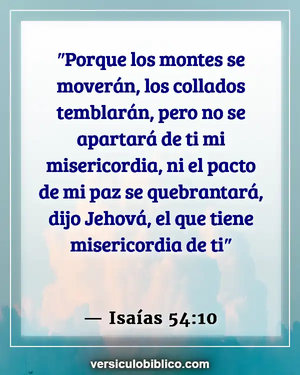 Versículos De La Biblia sobre Pacificadores (Isaías 54:10)