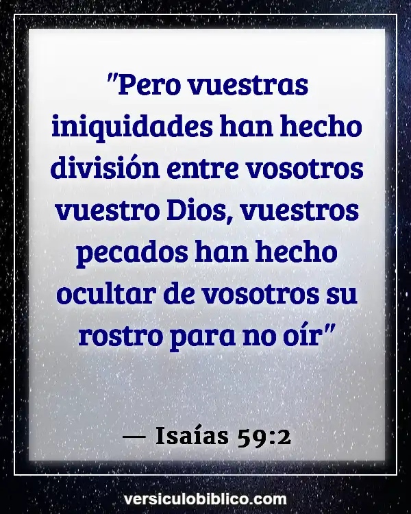 Versículos De La Biblia sobre Petición (Isaías 59:2)