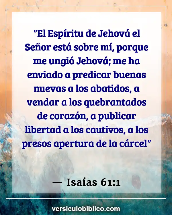 Versículos De La Biblia sobre Trata de personas (Isaías 61:1)