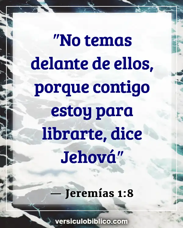 Versículos De La Biblia sobre Inventado excusas (Jeremías 1:8)