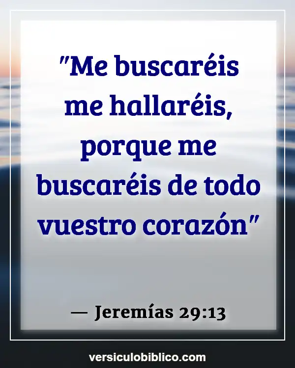 Versículos De La Biblia sobre Yoga (Jeremías 29:13)