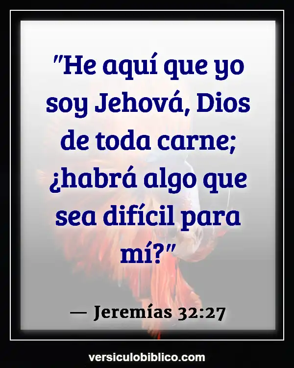 Versículos De La Biblia sobre Jesús milagros (Jeremías 32:27)