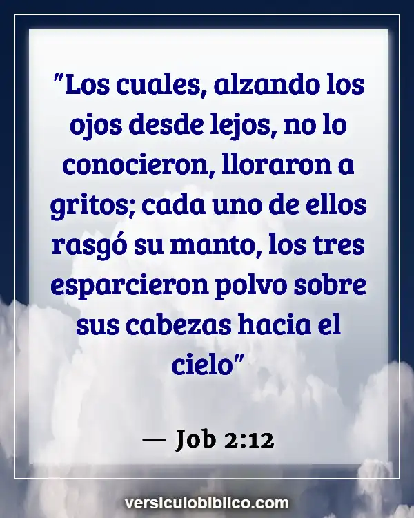 Versículos De La Biblia sobre Cenizas (Job 2:12)