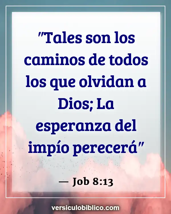 Versículos De La Biblia sobre Hipocresía (Job 8:13)