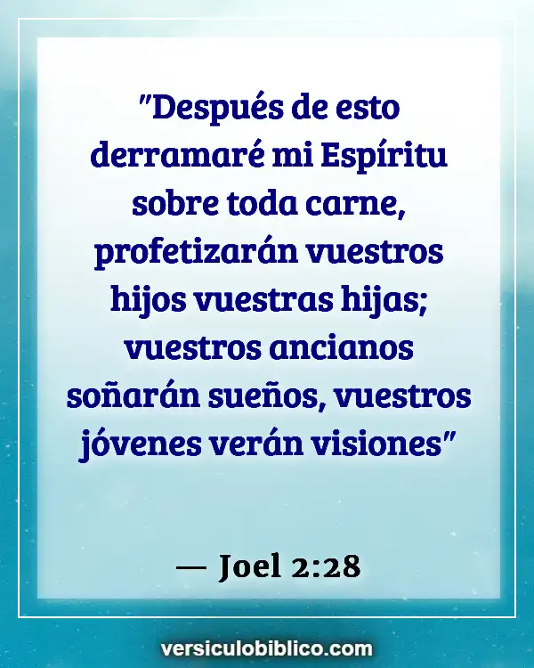 Versículos De La Biblia sobre Jonás (Joel 2:28)