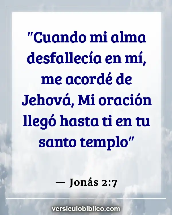 Versículos De La Biblia sobre Jonás (Jonás 2:7)