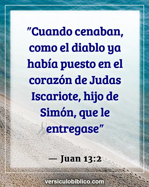 Versículos De La Biblia sobre Belleza interior (Juan 13:2)