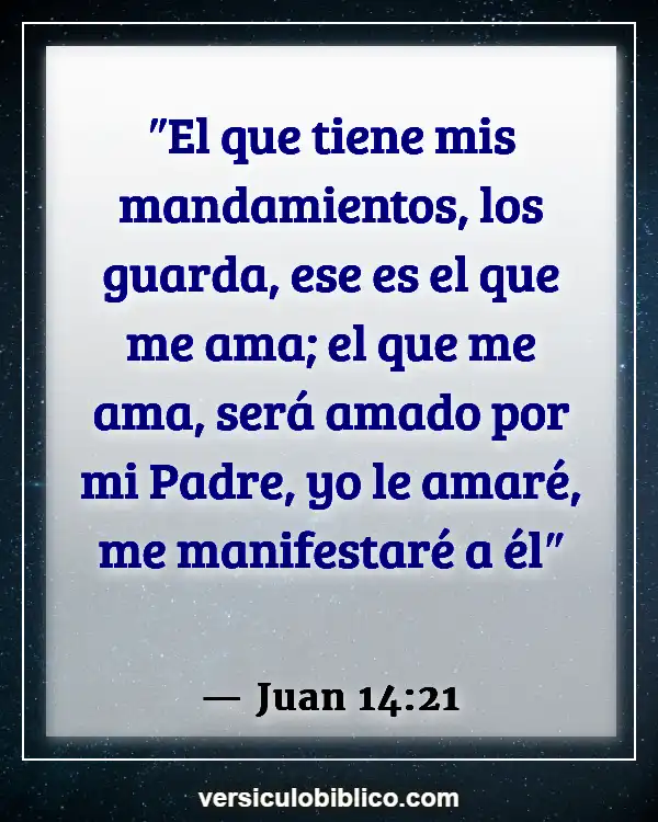 Versículos De La Biblia sobre Intimidad con Dios (Juan 14:21)