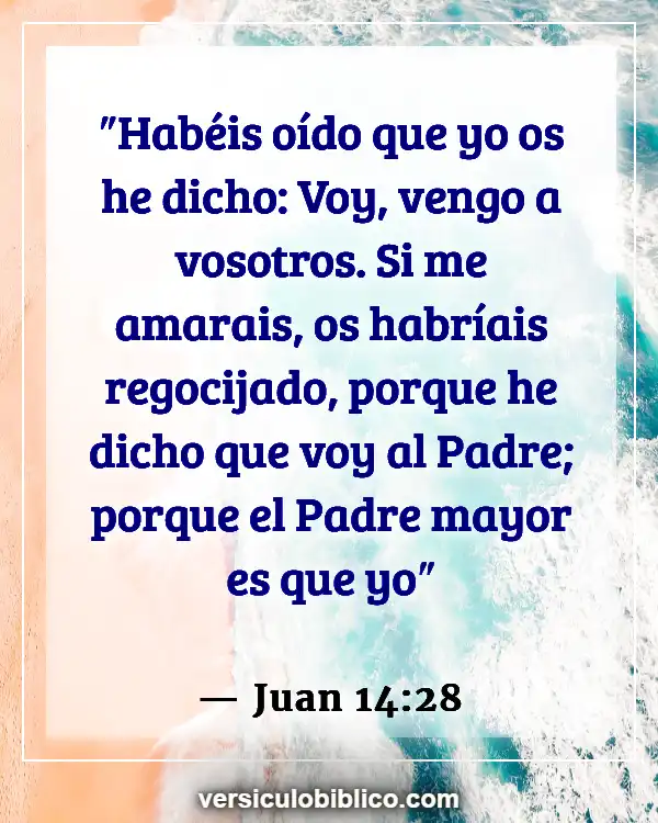 Versículos De La Biblia sobre Echar de menos a alguien (Juan 14:28)