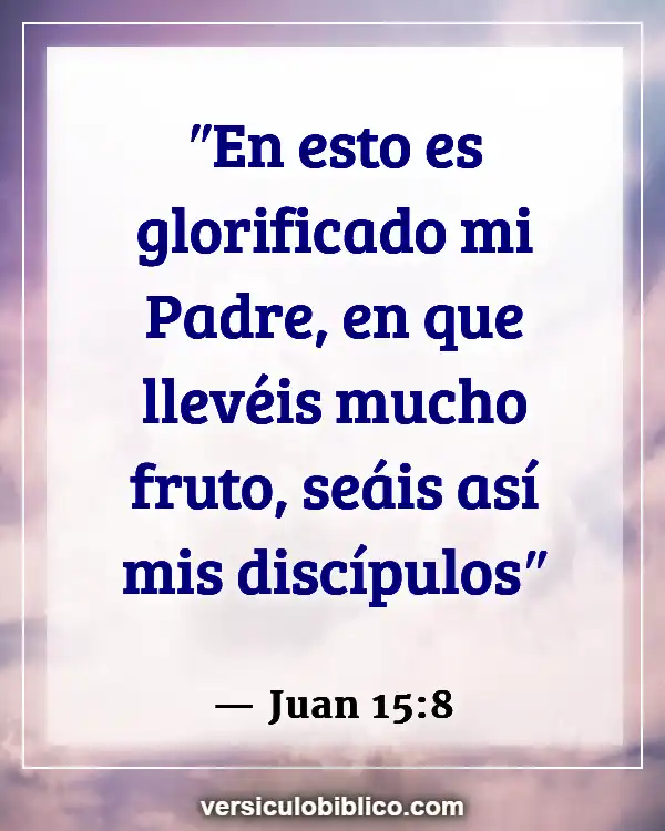 Versículos De La Biblia sobre Glorificando a Dios (Juan 15:8)