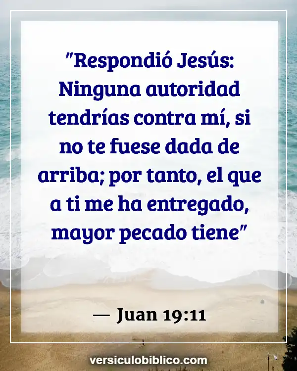 Versículos De La Biblia sobre Enfermeras (Juan 19:11)