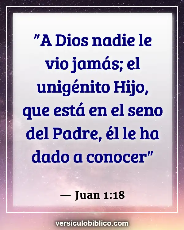 Versículos De La Biblia sobre Huérfanos (Juan 1:18)