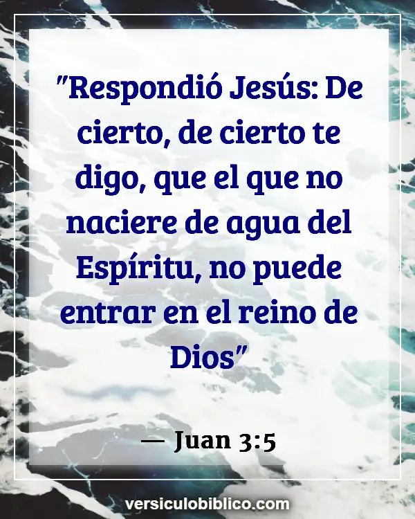 Versículos De La Biblia sobre Viviendo en el pasado (Juan 3:5)