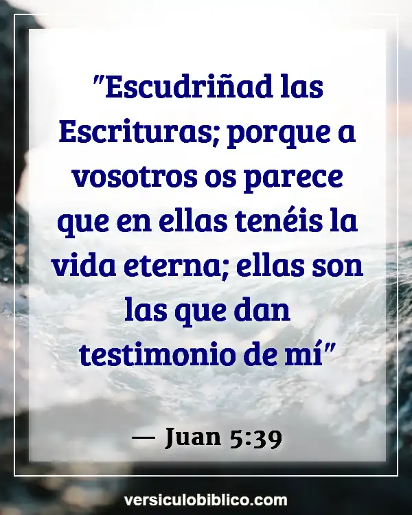 Versículos De La Biblia sobre Glorificando a Dios (Juan 5:39)