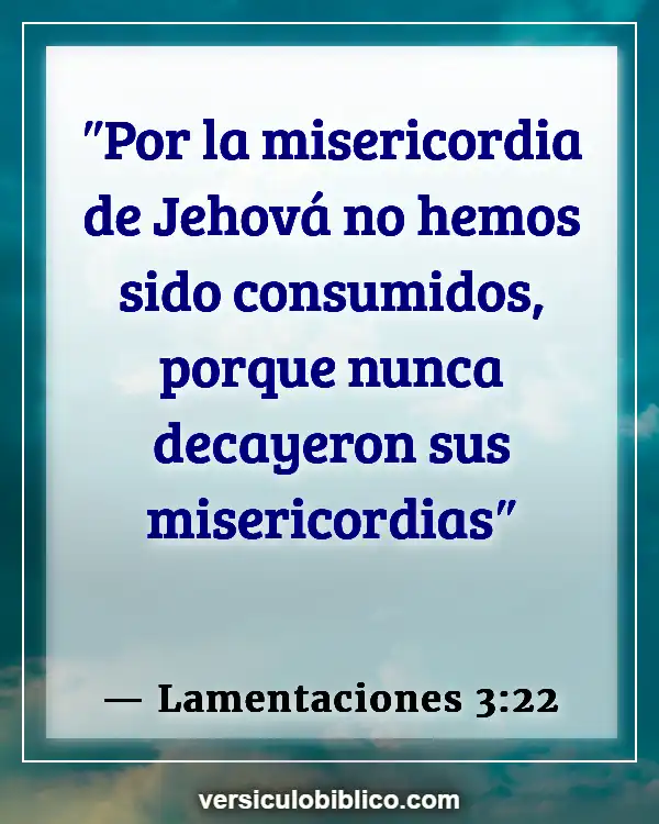 Versículos De La Biblia sobre Crianza de los hijos (Lamentaciones 3:22)