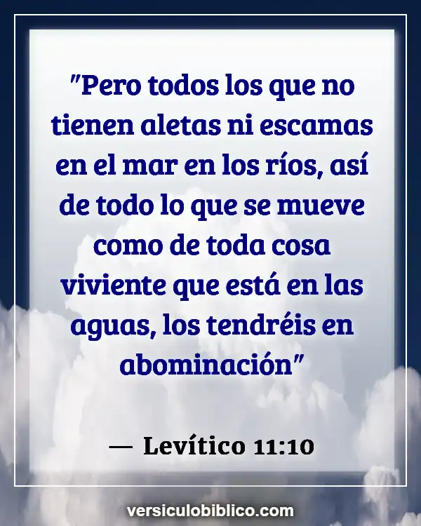 Versículos De La Biblia sobre Cerdo (Levítico 11:10)