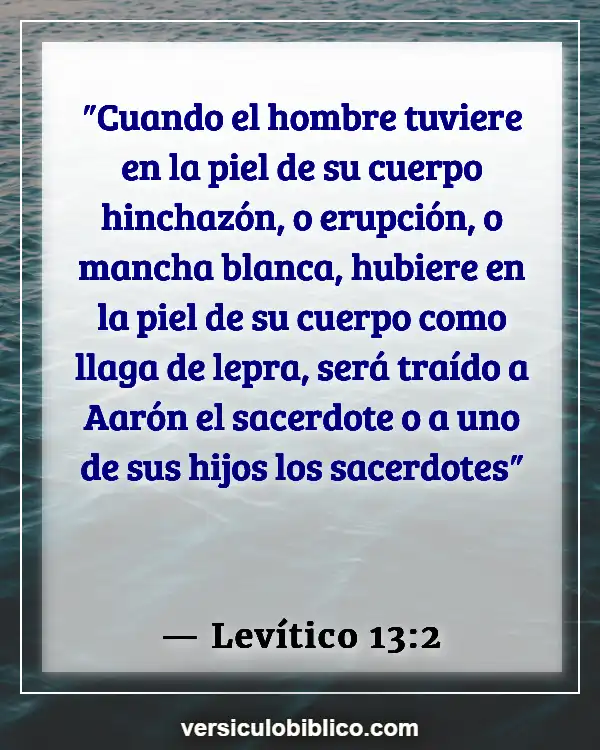 Versículos De La Biblia sobre Cuarentena (Levítico 13:2)