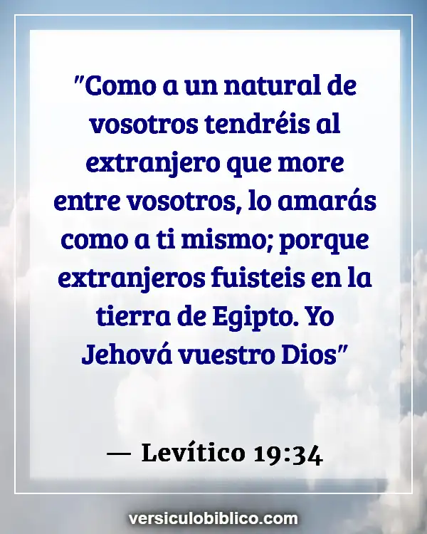 Versículos De La Biblia sobre No perder el tiempo (Levítico 19:34)