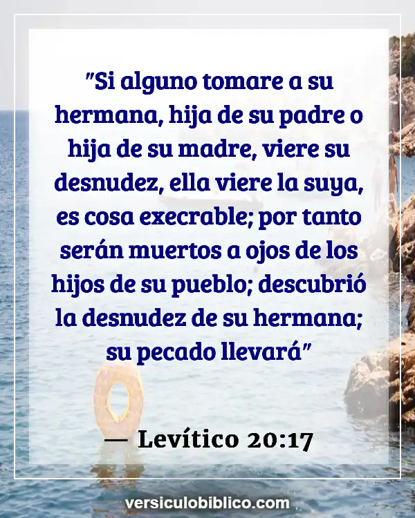 Versículos De La Biblia sobre Desnudez (Levítico 20:17)