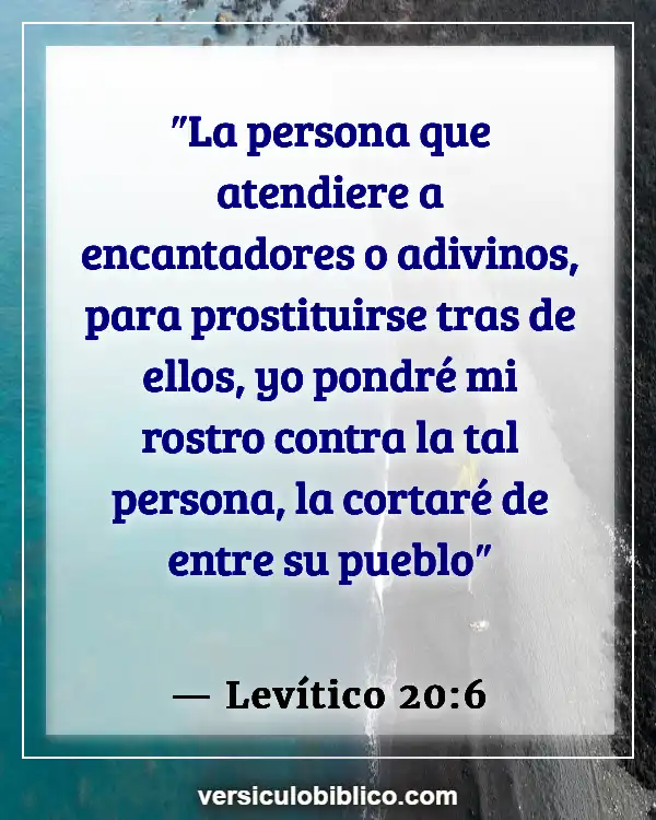 Versículos De La Biblia sobre Ungiendo tu hogar (Levítico 20:6)