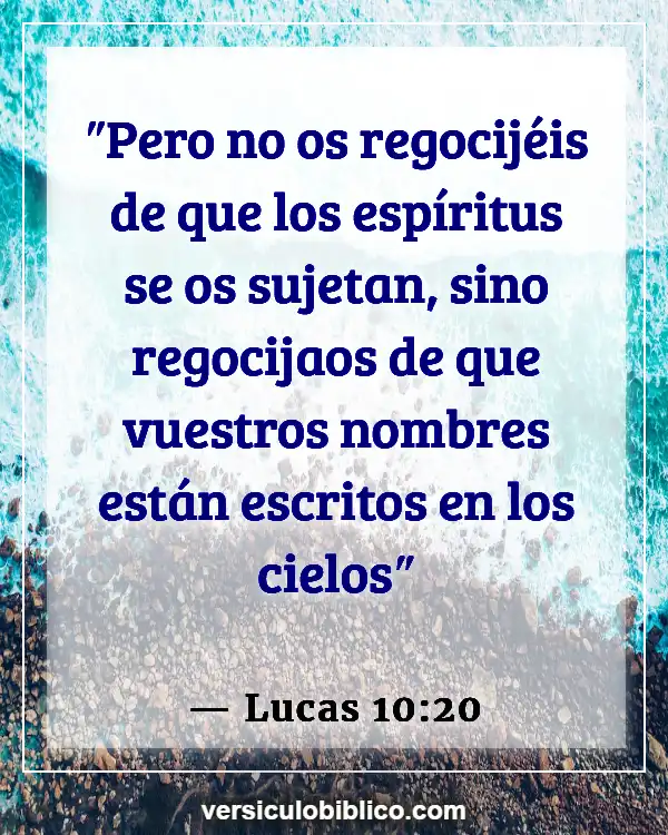 Versículos De La Biblia sobre Felicidad (Lucas 10:20)