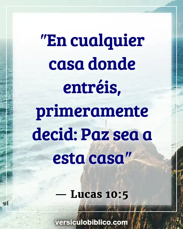 Versículos De La Biblia sobre Bendiciones de la casa (Lucas 10:5)