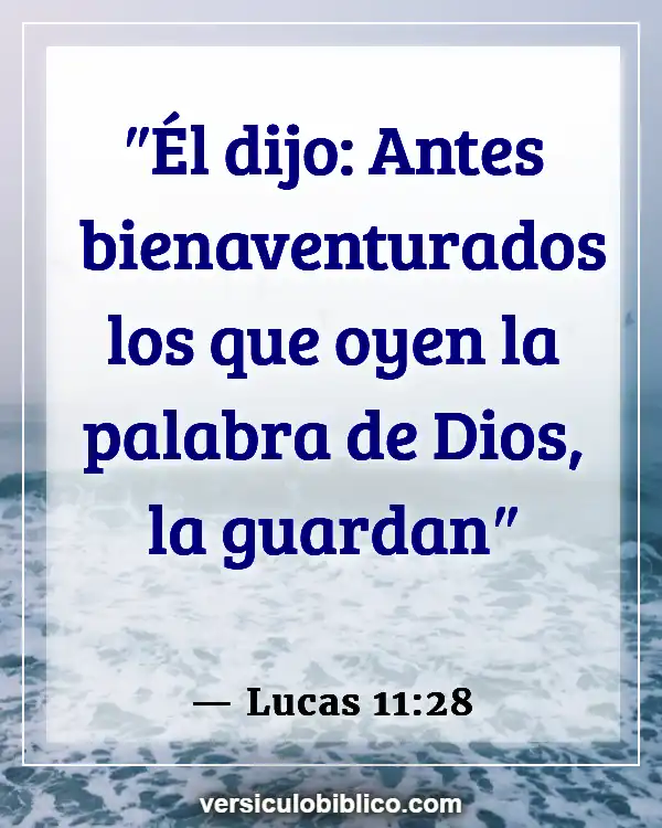 Versículos De La Biblia sobre Vivir para Dios (Lucas 11:28)