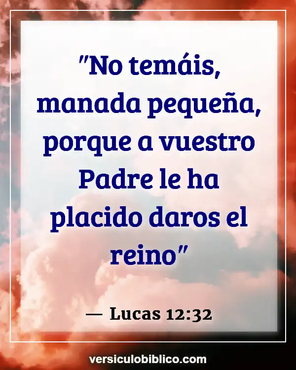 Versículos De La Biblia sobre Buen Pastor (Lucas 12:32)