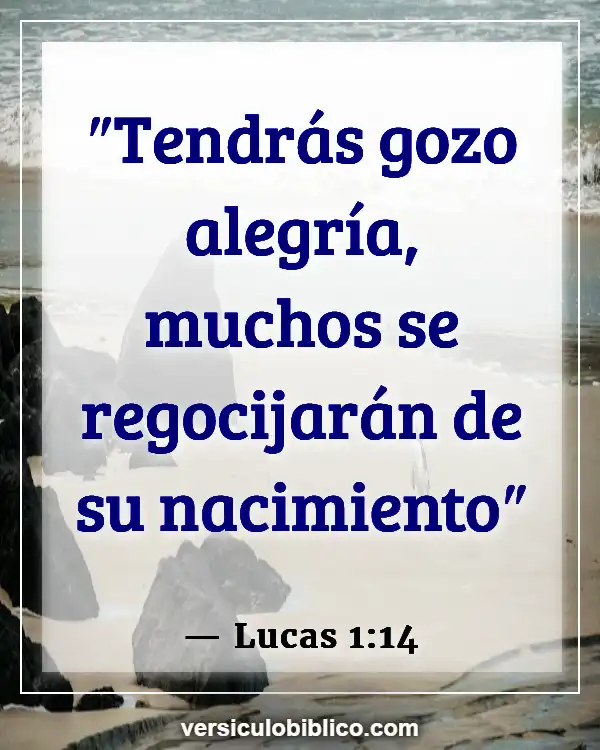 Versículos De La Biblia sobre Humor (Lucas 1:14)