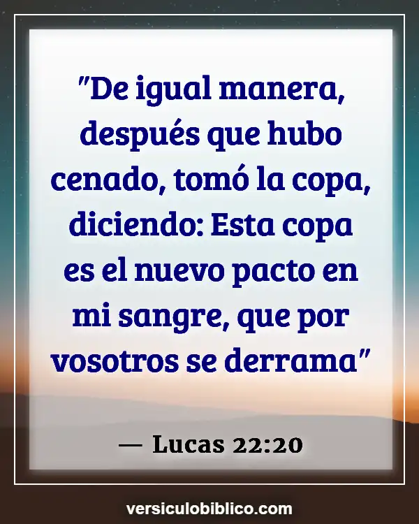 Versículos De La Biblia sobre Fuerza interior (Lucas 22:20)