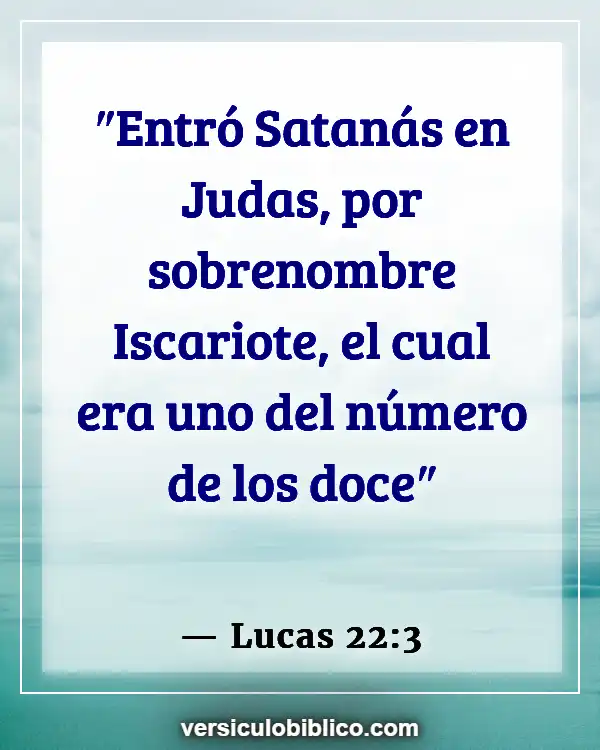 Versículos De La Biblia sobre Judas (Lucas 22:3)