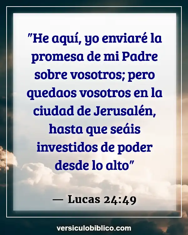 Versículos De La Biblia sobre Sociedad (Lucas 24:49)