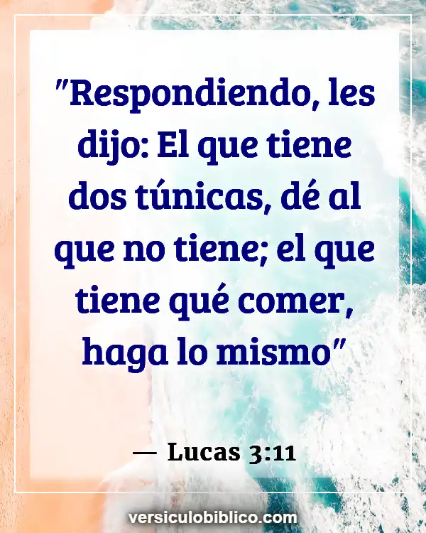 Versículos De La Biblia sobre Carne (Lucas 3:11)