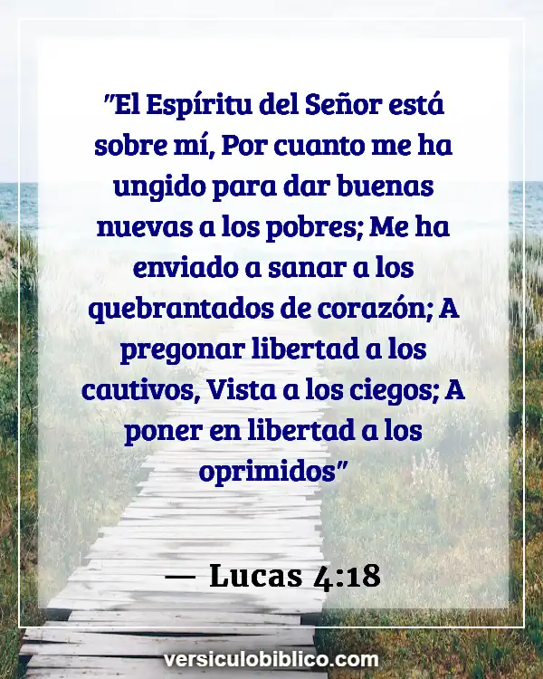 Versículos De La Biblia sobre Curación Física (Lucas 4:18)