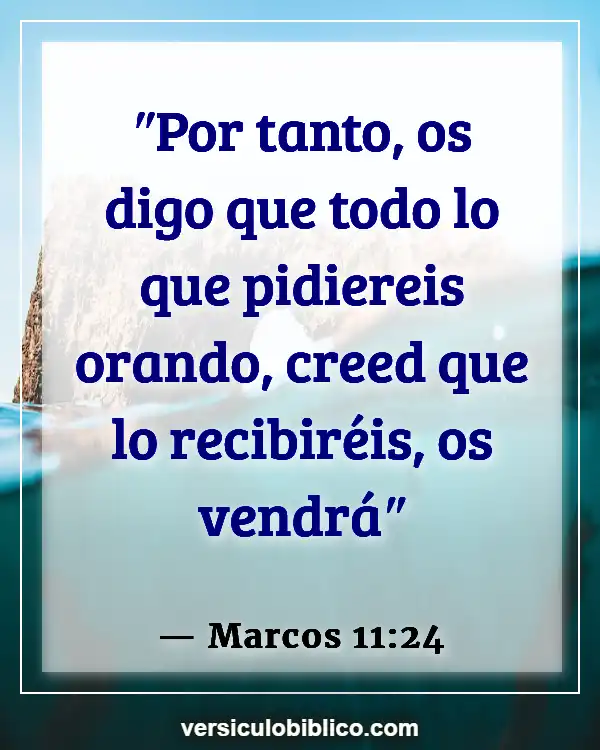 Versículos De La Biblia sobre Petición (Marcos 11:24)