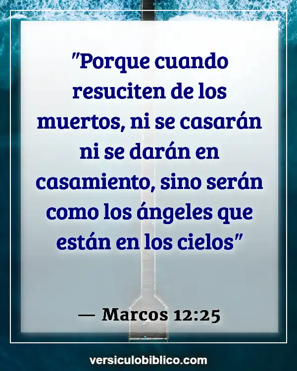 Versículos De La Biblia sobre Casamiento (Marcos 12:25)