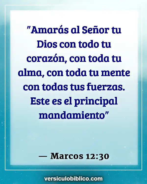 Versículos De La Biblia sobre Fuerza de Dios (Marcos 12:30)