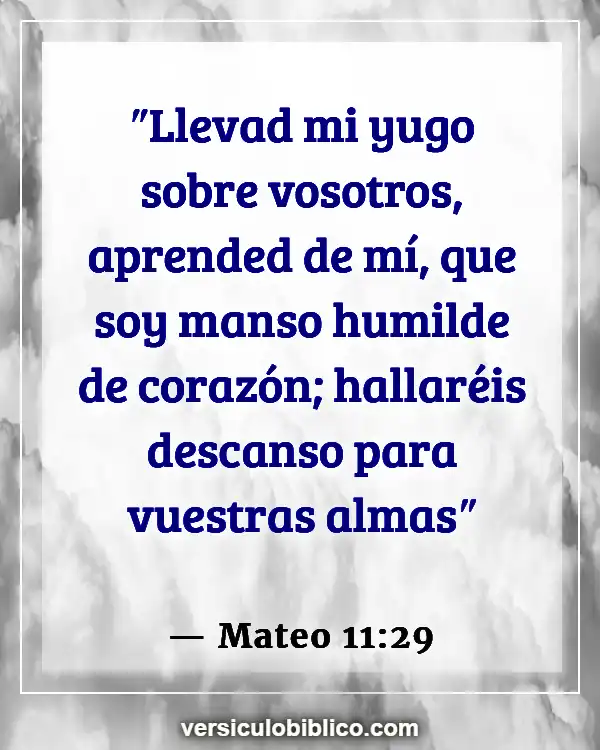 Versículos De La Biblia sobre Hogar (Mateo 11:29)