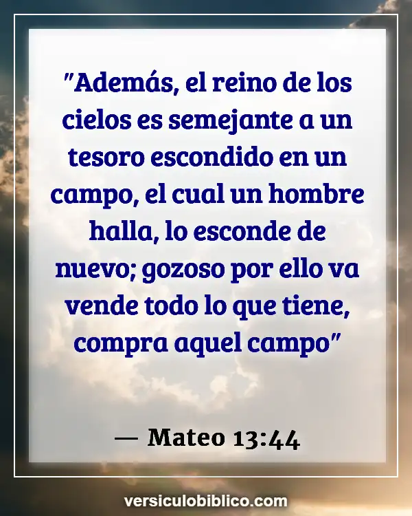 Versículos De La Biblia sobre Perspectiva (Mateo 13:44)