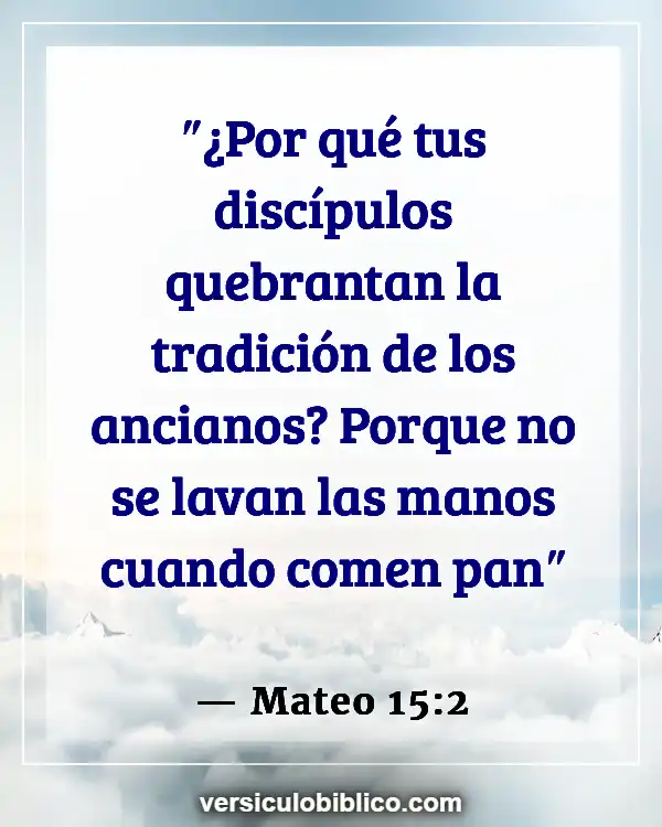 Versículos De La Biblia sobre Cerdos (Mateo 15:2)