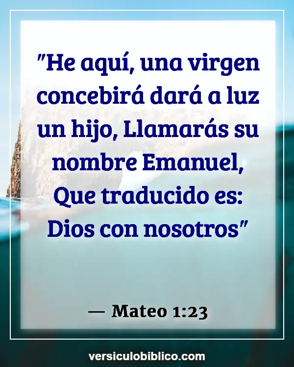 Versículos De La Biblia sobre Granos de arena (Mateo 1:23)