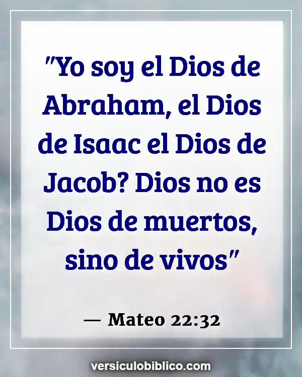 Versículos De La Biblia sobre Vivir para Dios (Mateo 22:32)