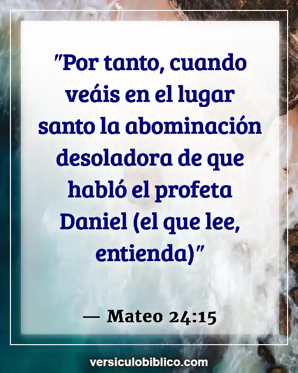 Versículos De La Biblia sobre Jonás y la ballena (Mateo 24:15)