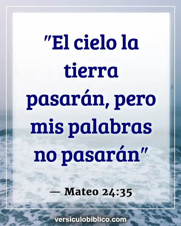 Versículos De La Biblia sobre Jonás (Mateo 24:35)