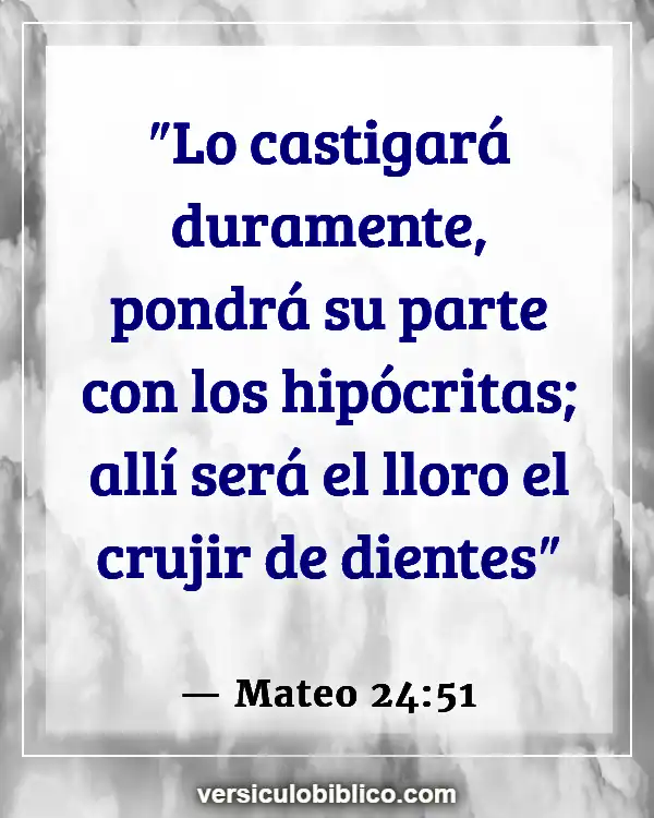 Versículos De La Biblia sobre Mascotas yendo al cielo (Mateo 24:51)