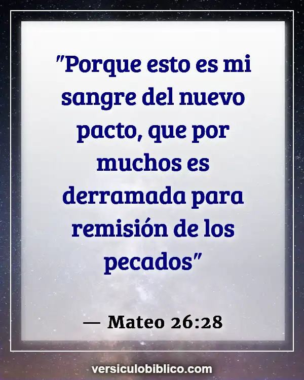 Versículos De La Biblia sobre Fuerza interior (Mateo 26:28)