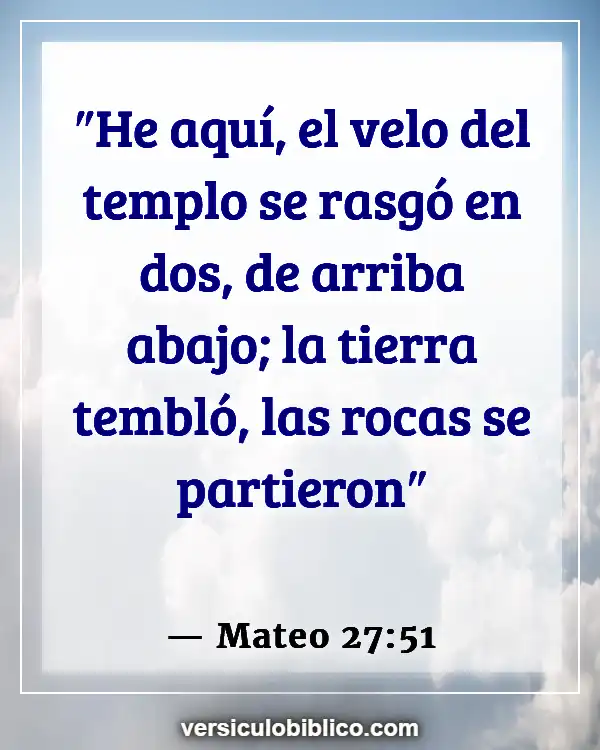 Versículos De La Biblia sobre Zombis (Mateo 27:51)